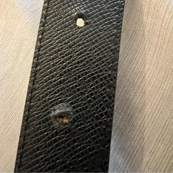 ❗️SOLD❗️Authentic Louis Vuitton Damier Graphite Canvas Inventeur Reversible Belt - Picture 9 of 10